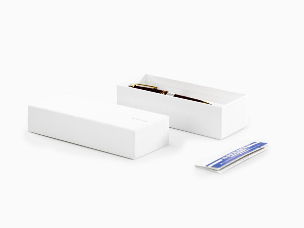 Sailor 1911 L Series Kugelschreiber, Kastanienbraun, Vergoldete Beschläge