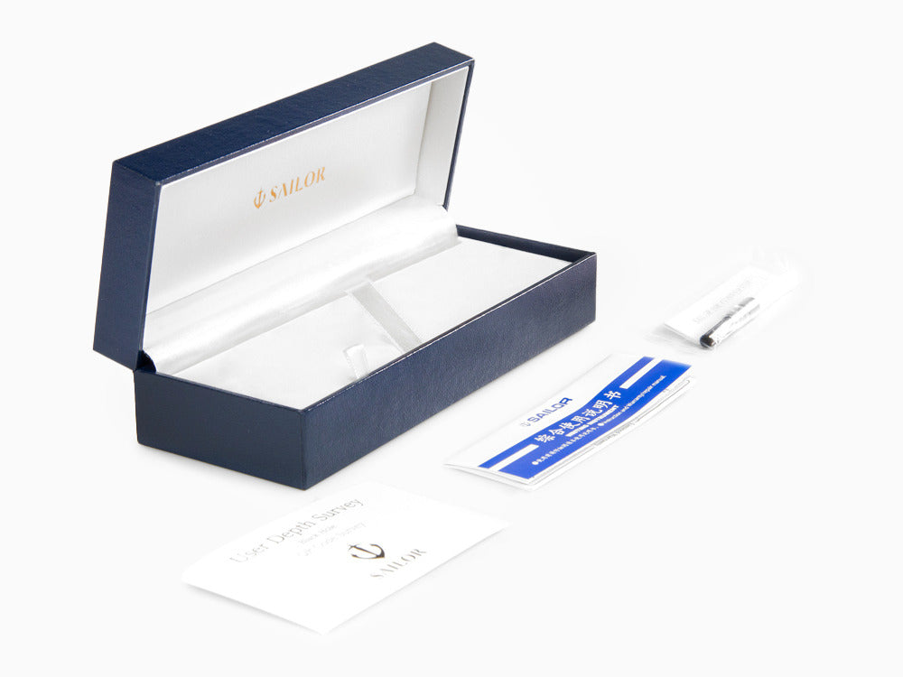 Sailor Professional Gear Silver Minenbleistift, Verchromte Akzente, 21-1037-720