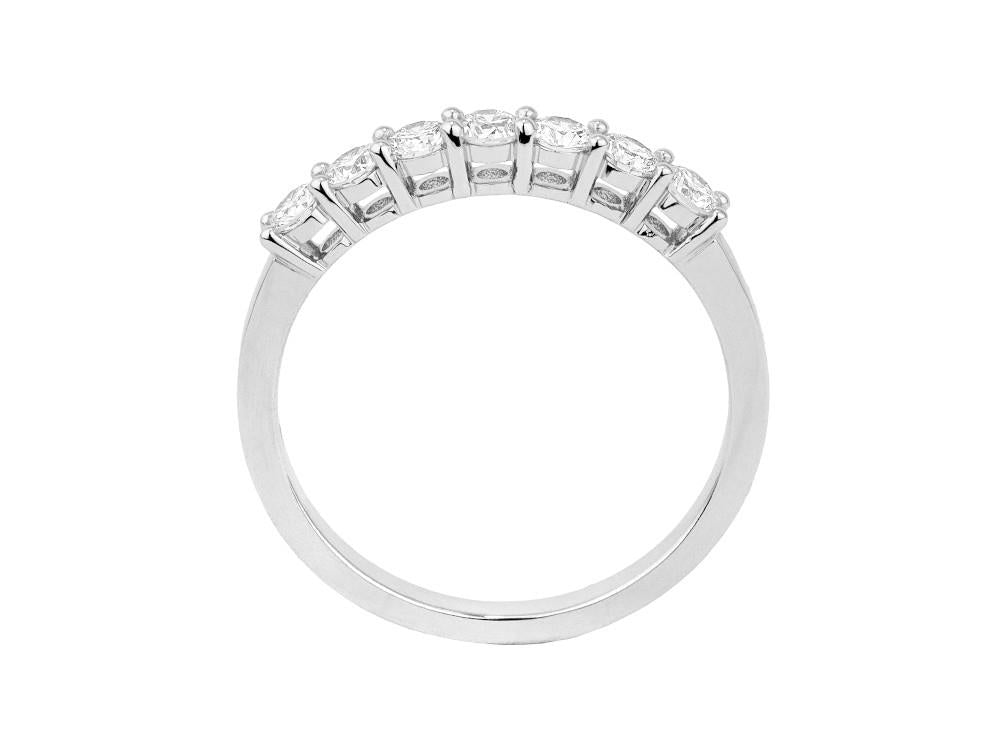 Solitario Ehering 18K Weißgold 0.5 ct, LRW60104-14