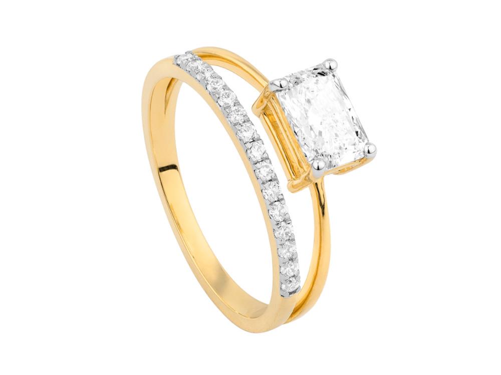 Solitario Ring aus 18K Gold 1.1ct, LRY00129-007-13
