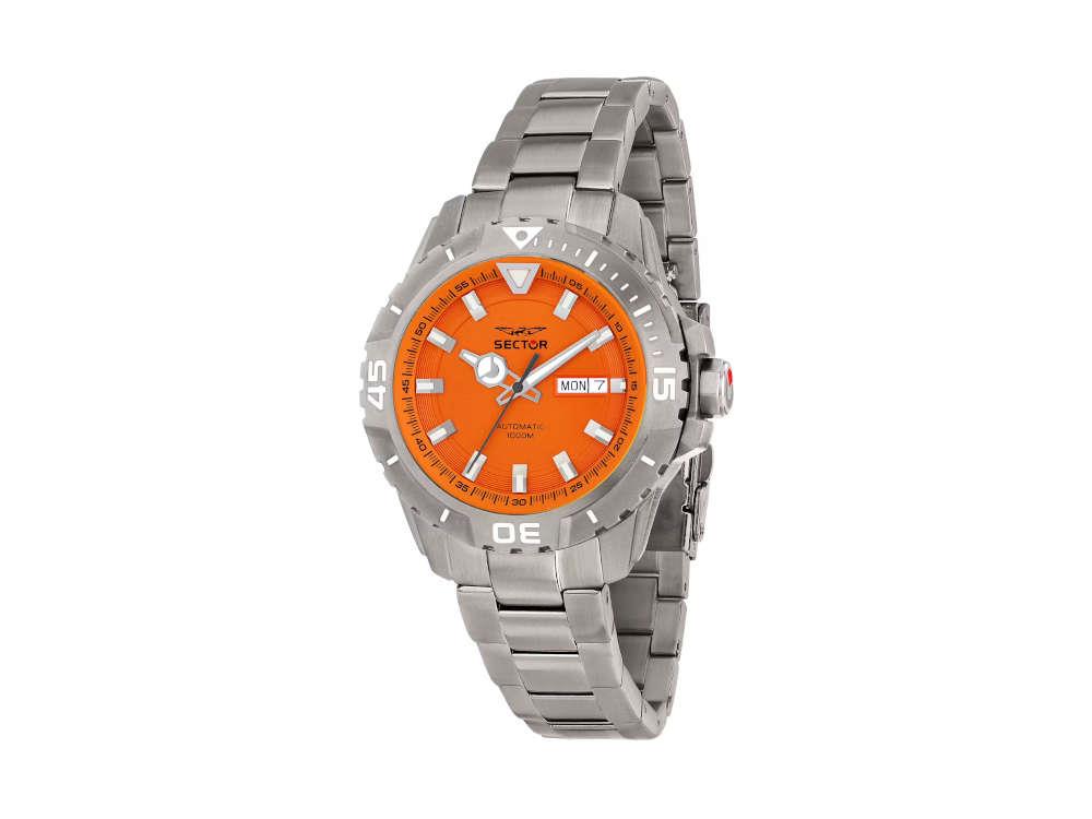 Sector No Limits Legend Automatik Uhr, Titan, Orange, 43 mm, R3223135005