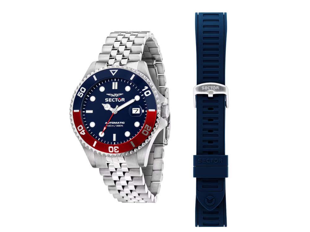 Sector No Limits 230 Automatik Uhr, Blau, 43 mm, R3223161018