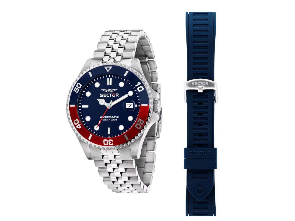 Sector No Limits 230 Automatik Uhr, Blau, 43 mm, R3223161018