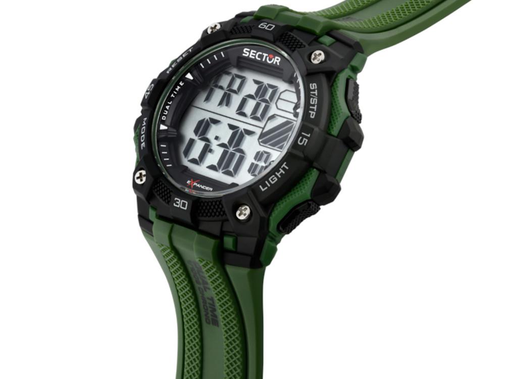 Sector No Limits EX-51 Digital Uhr, plastik, Schwarz, 49 mm, R3251317002