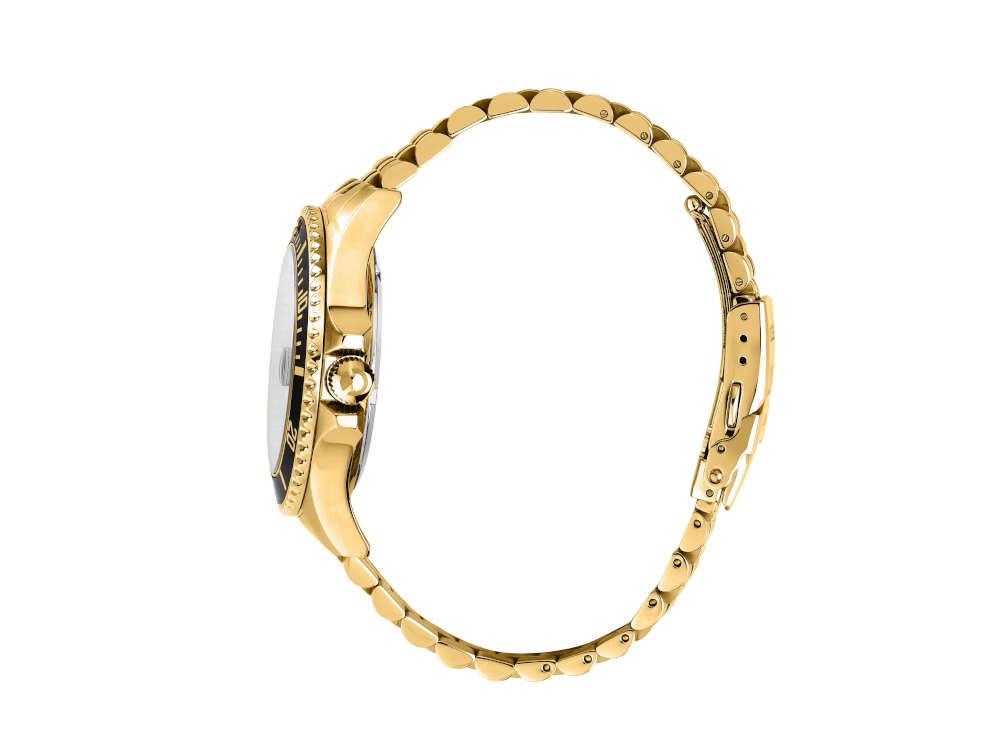 Sector No Limits 230 Quartz Uhr, PVD Gold, Schwarz, 43 mm, R3253161051