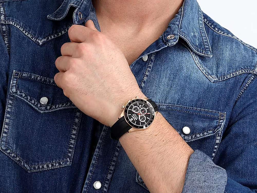 Sector No Limits 230 Quartz Uhr, PVD Rose Gold, Schwarz, 43 mm, R3271661029