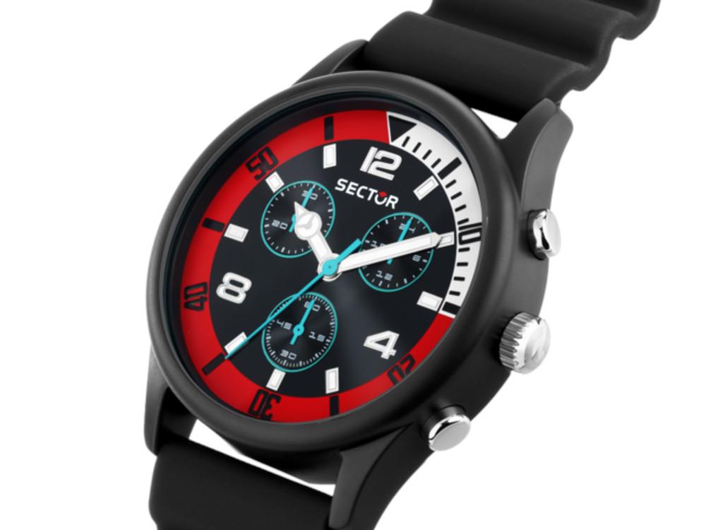 Sector No Limits H2O Quartz Uhr, Schwarz, 43 mm, R3271718001