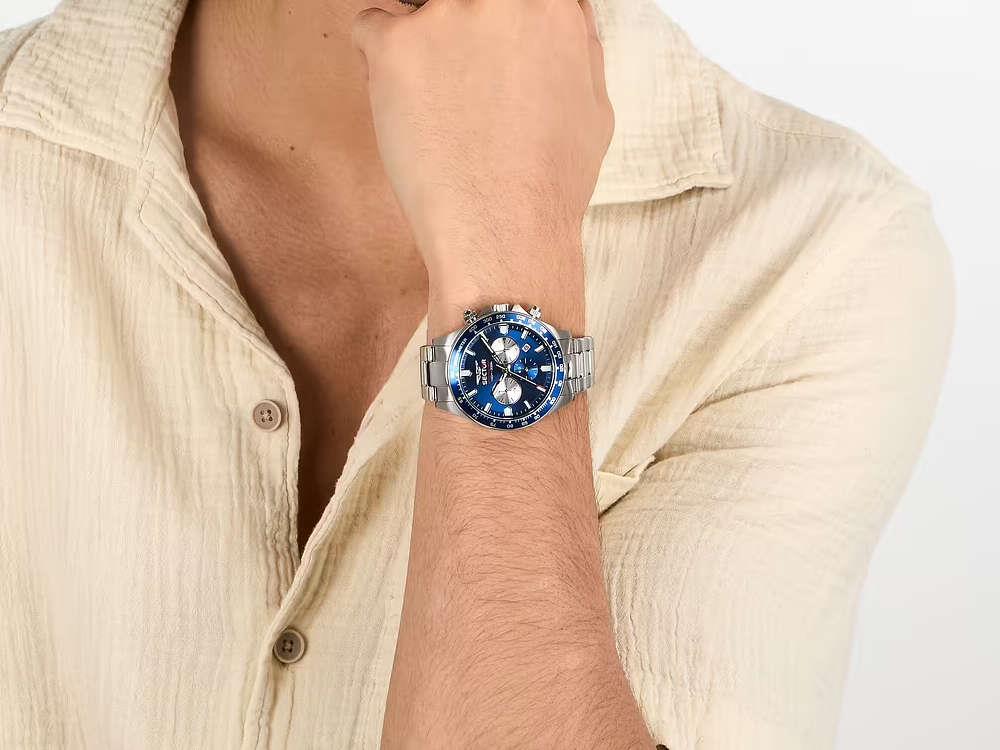 Sector No Limits 230 Quartz Uhr, Blau, 43 mm, R3273661051