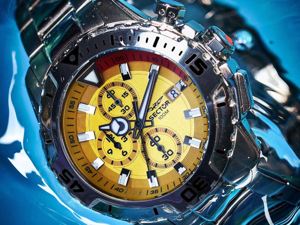 Sector No Limits Legend Quartz Uhr, Gelb, 43 mm, R3273735002