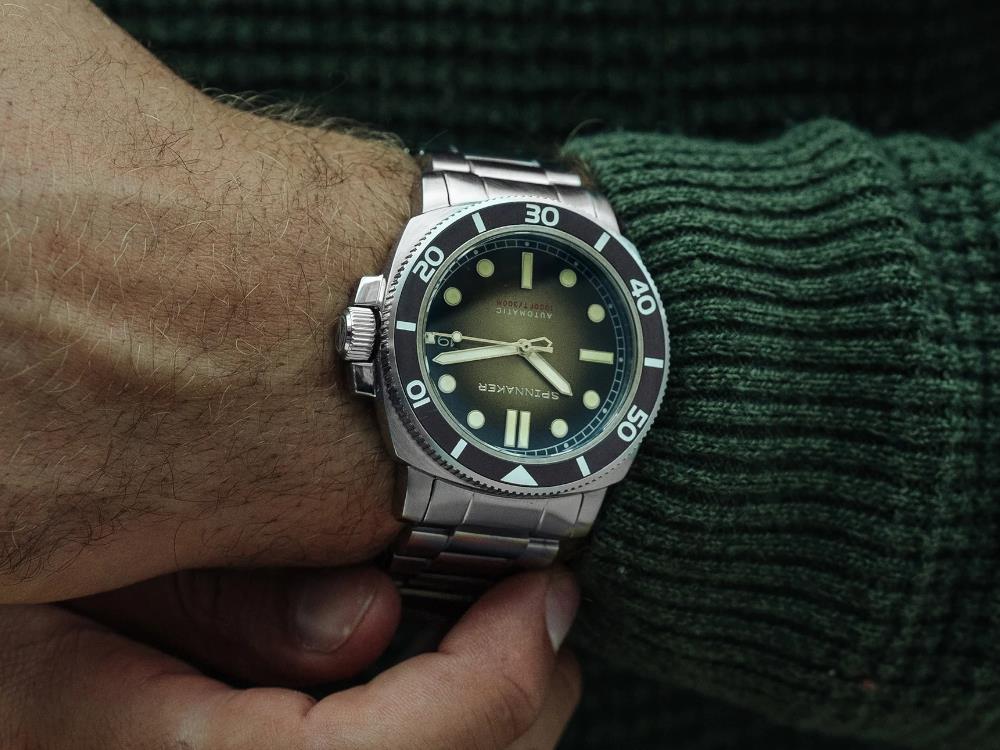 Spinnaker Hull Harvest Brown Automatik Uhr, Braun, 42 mm, 30 atm, SP-5088-44