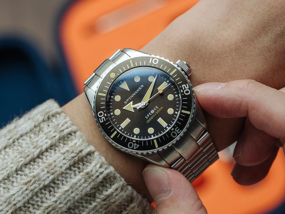 Spinnaker Spence Hickory Brown Automatik Uhr, Braun, 40 mm, 30 atm, SP-5097-33