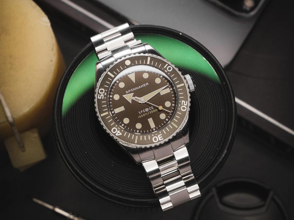 Spinnaker Spence Hickory Brown Automatik Uhr, Braun, 40 mm, 30 atm, SP-5097-33