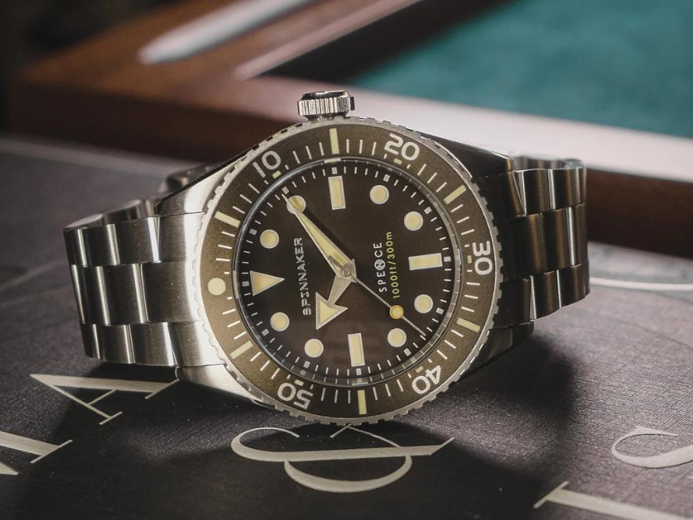 Spinnaker Spence Hickory Brown Automatik Uhr, Braun, 40 mm, 30 atm, SP-5097-33