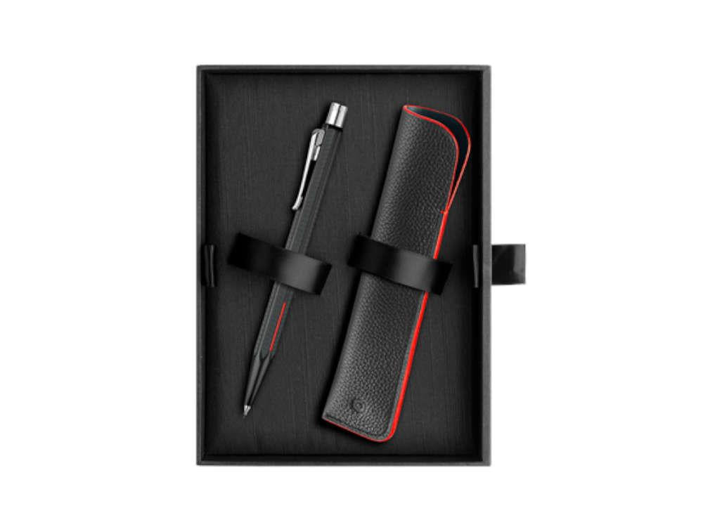 Set Caran d'Ache Ecridor Racing Minenbleistift, Schwarz, Palladium, 402.009