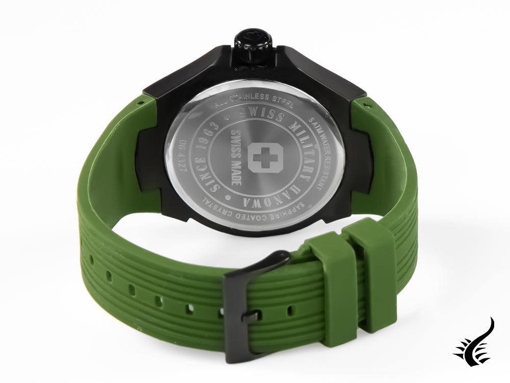 Swiss Military Hanowa Aqua Seaman Quartz Uhr, Schwarz, PVD, 6-4327.13.007.06