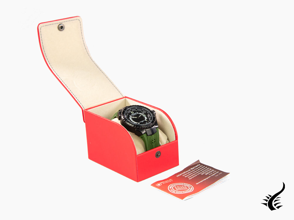 Swiss Military Hanowa Aqua Seaman Quartz Uhr, Schwarz, PVD, 6-4327.13.007.06