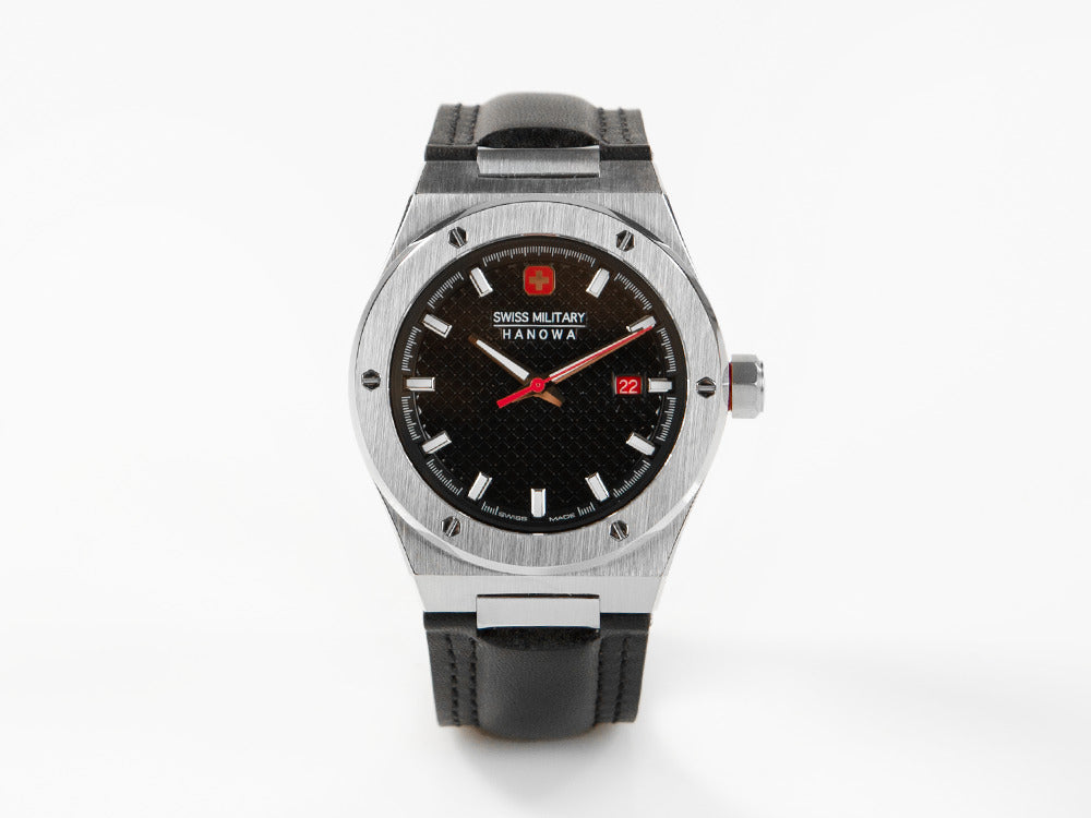 Swiss Military Hanowa Land Sidewinder Quartz Uhr, Schwarz, 43 mm, SMWGB2101601