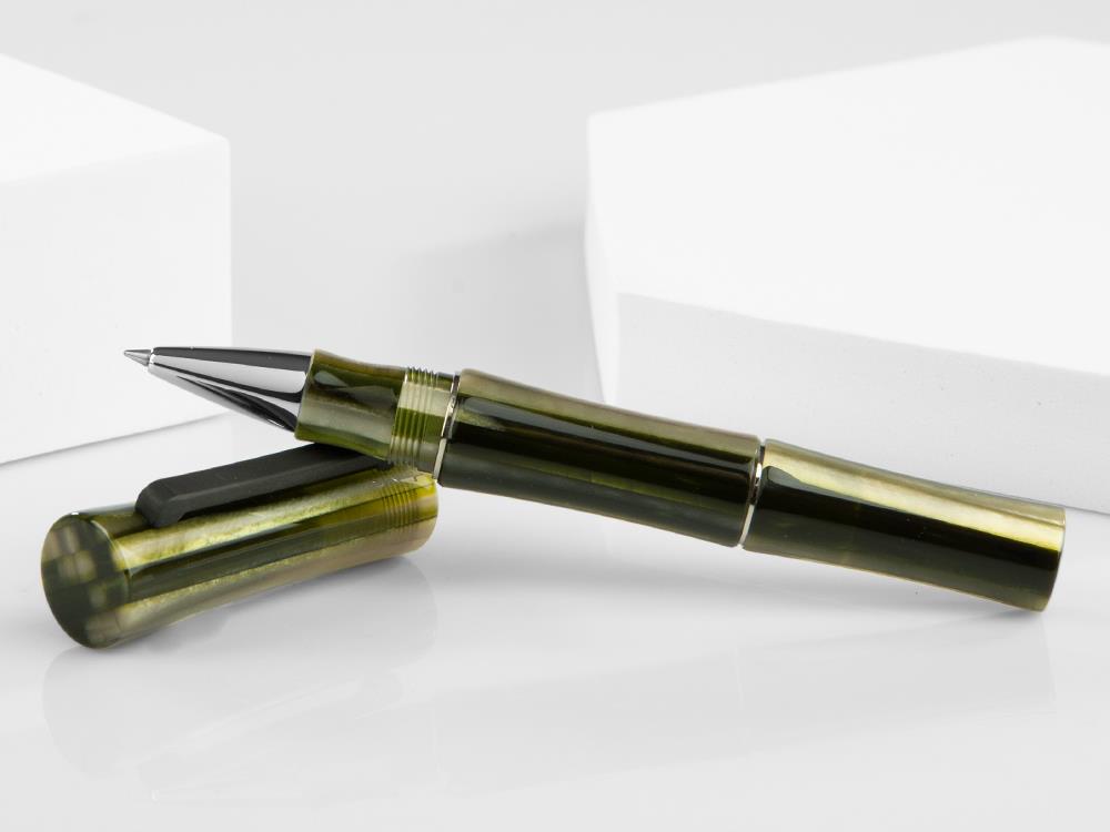 Tibaldi Bamboo Forest Roller, Edelharz, Grün, Palladium, BMB-73-RB