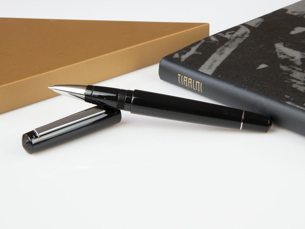Tibaldi Infrangibile Rich Black Roller, Edelharz, INFR-237-RB