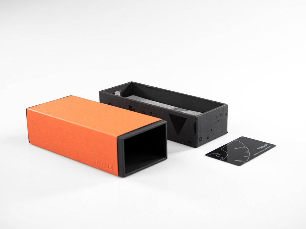 Tibaldi Perfecta LP Vinyl Yellow Roller, Edelharz, Palladium, PFC-512-RB