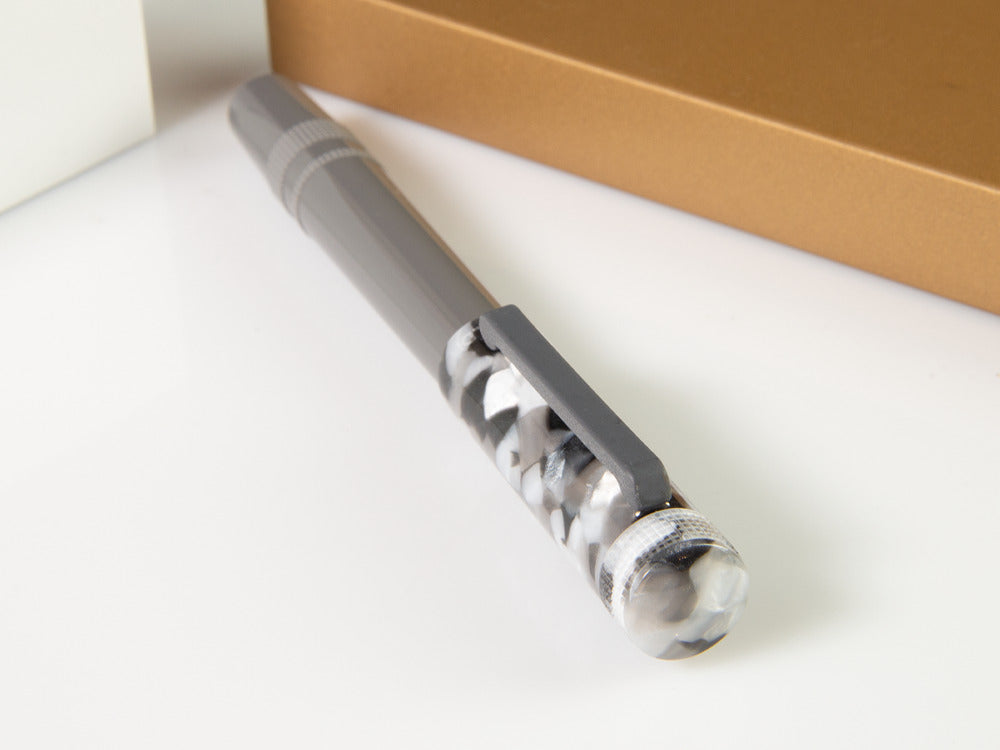 Tibaldi Perfecta Stonewash Grey Roller, Edelharz, Grau, Palladium, PFC-780-RB