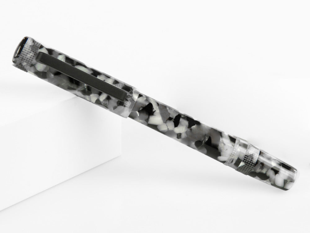 Tibaldi Perfecta Vinyl Stonewash Full Grey Füllfederhalter, PFC-R780-FP