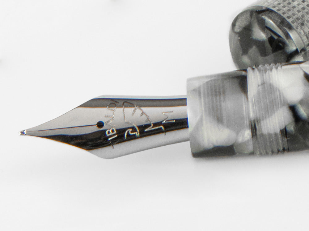 Tibaldi Perfecta Vinyl Stonewash Full Grey Füllfederhalter, PFC-R780-FP