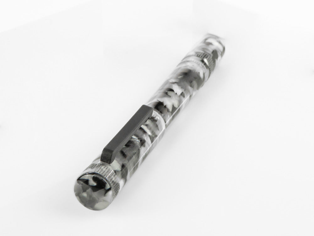 Tibaldi Perfecta Vinyl Stonewash Full Grey Füllfederhalter, PFC-R780-FP