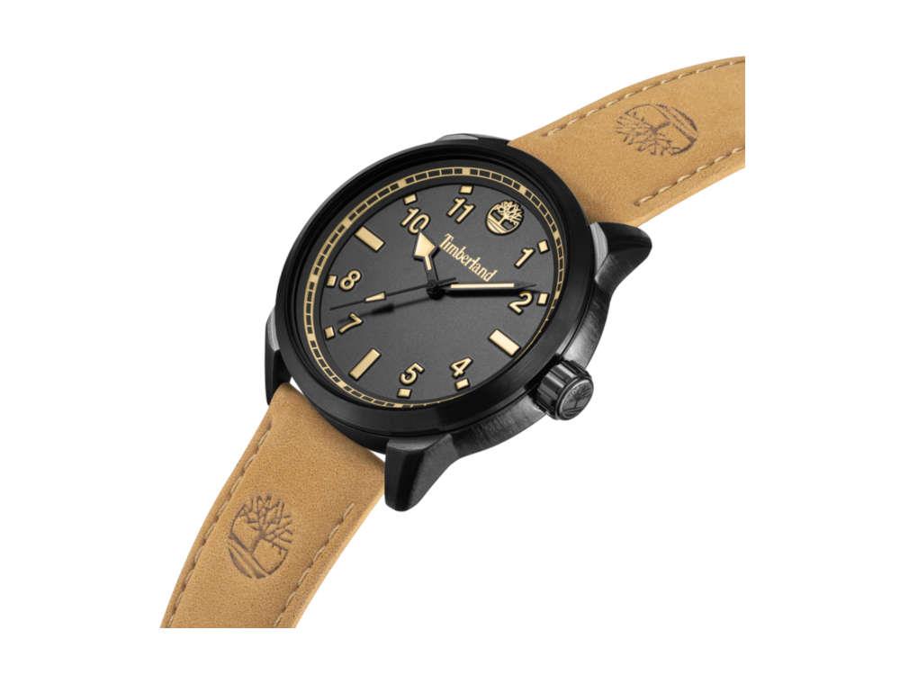 Timberland Small Henniker Quartz Uhr, Metall, Schwarz, 44 mm, TDWGA0109701