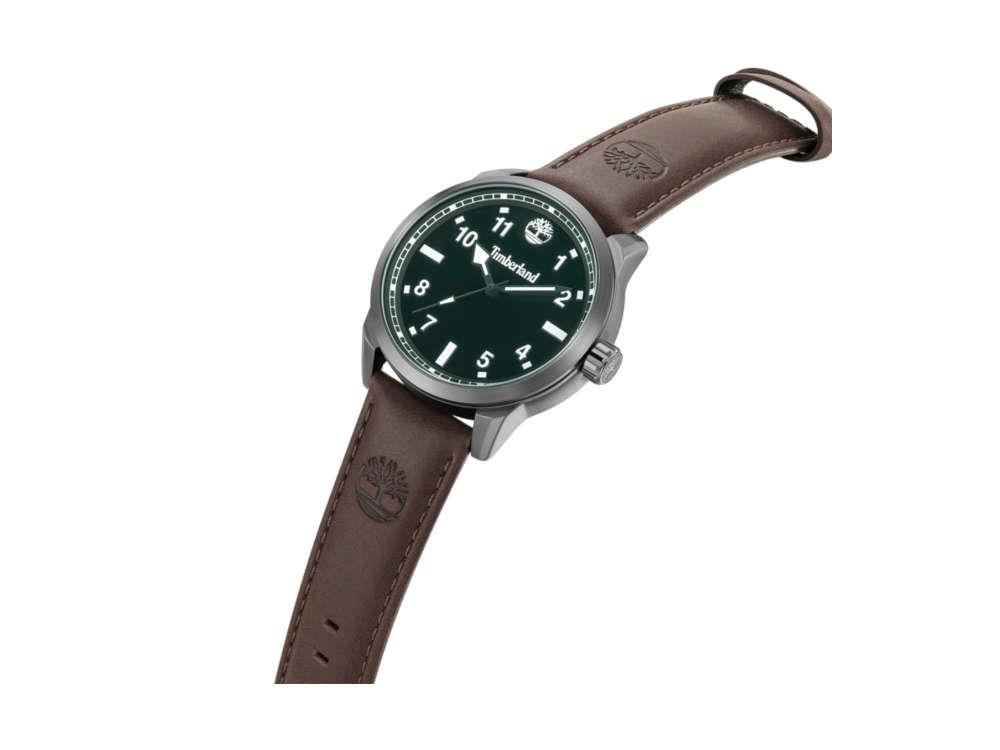 Timberland Small Henniker Quartz Uhr, Metall, Grün, 44 mm, TDWGA0109702