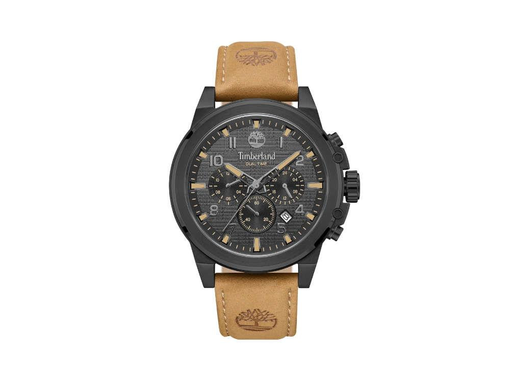 Timberland Fast Strike Quartz Uhr, PVD, Schwarz, 46 mm, TDWGF0109503
