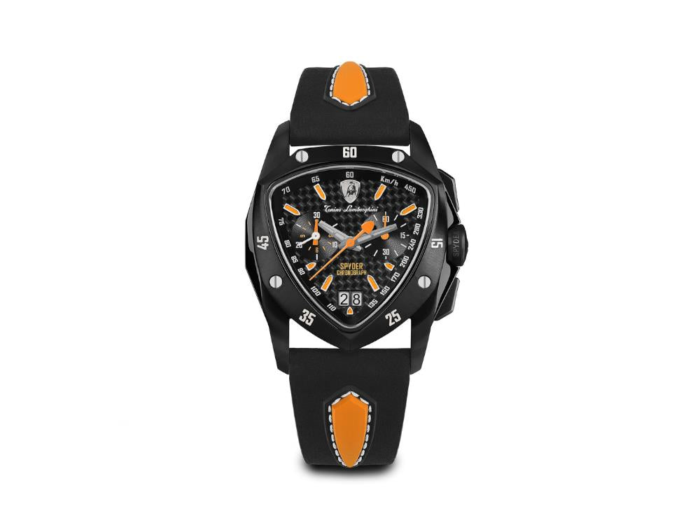 Tonino Lamborghini New Spyder Orange Quartz Uhr, 43 mm, Chrono, TLF-A13-6