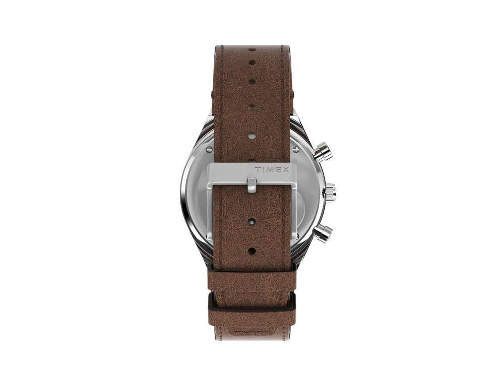 Timex Q Timex Quartz Uhr, Beige, 40 mm, Chronograph, TW2V42800