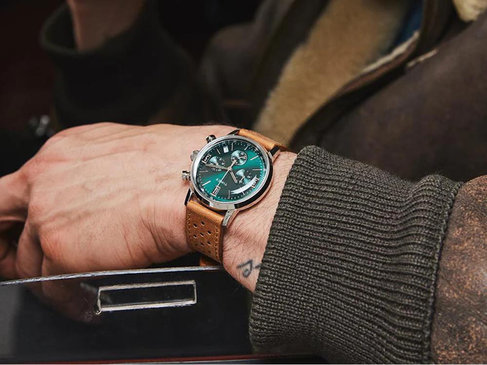 Timex Marlin Quartz Uhr, Grün, 40 mm, TW2W10100A