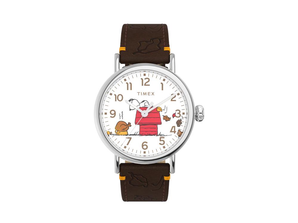 Timex Standard Thanksgiving Quartz Uhr, Weiss, 40 mm, TW2W44300