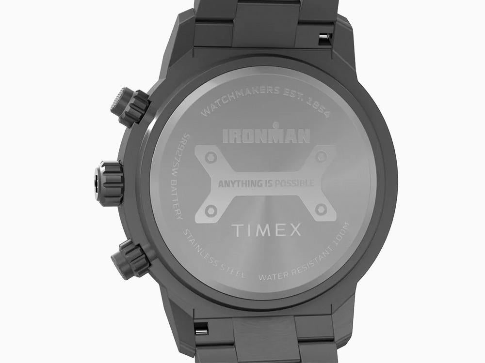 Timex Ironman Quartz Uhr, Schwarz, 44 mm, Chronograph, TW2Y02000