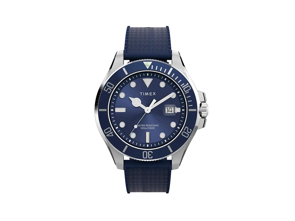 Timex Trend Harborside Coast Quartz Uhr, Blau, 44 mm, TW2Y05000