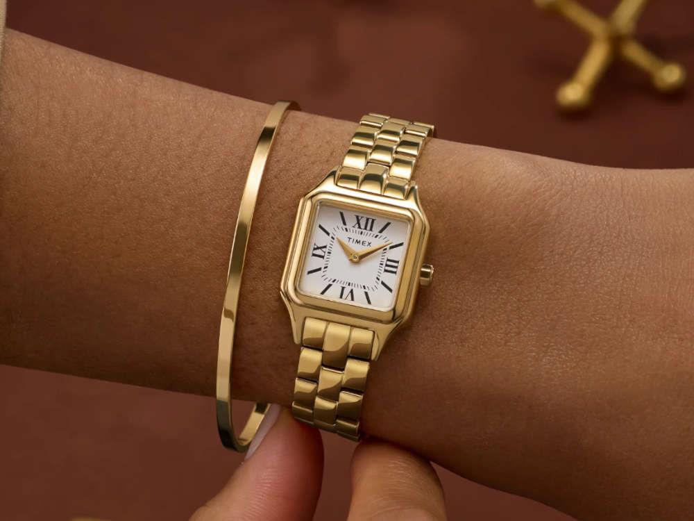 Timex Legacy Addison Quartz Uhr, PVD Gold, Weiss, TW2Y23700