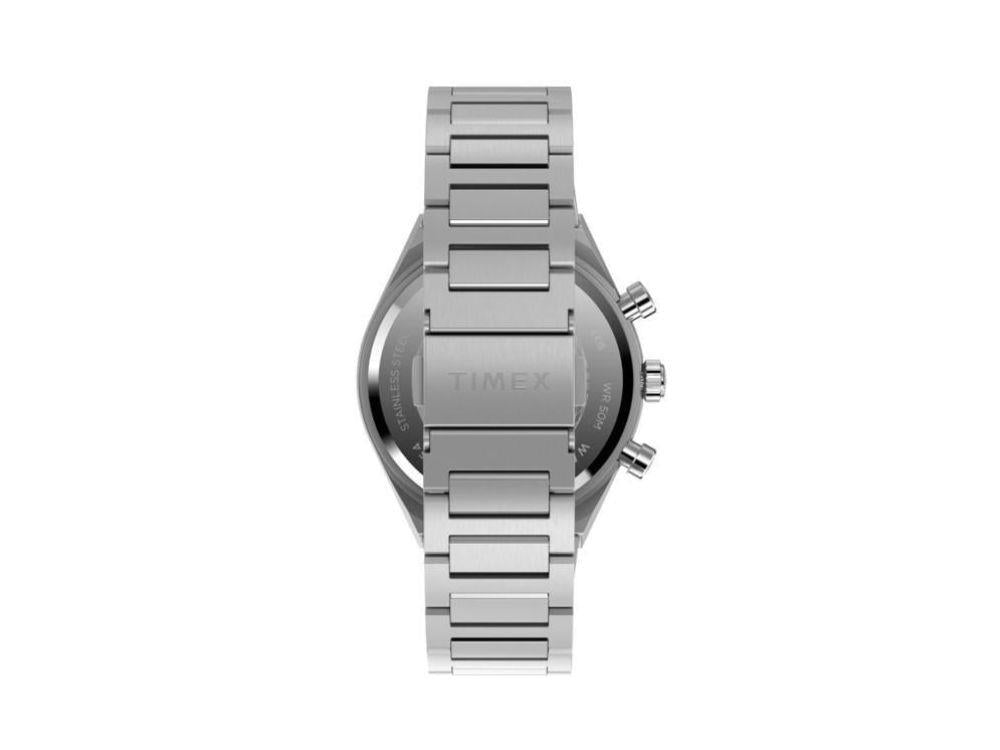Timex Q Timex Continental Quartz Uhr, Blau, 40 mm, Chronograph, TW2Y55900
