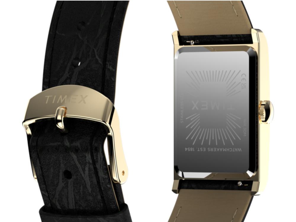 Timex 1976 Dress Rectangle Reissue Quartz Uhr, Weiss, TW2Y56200