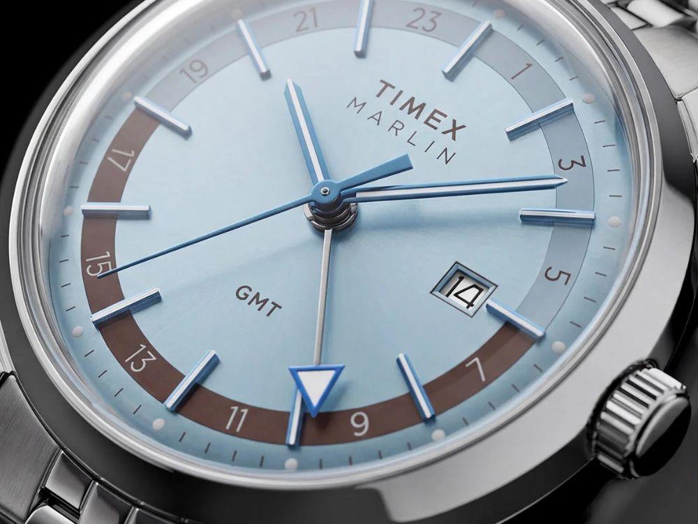 Timex Marlin Quartz Uhr, Hellblau, 40 mm, TW2Y84100