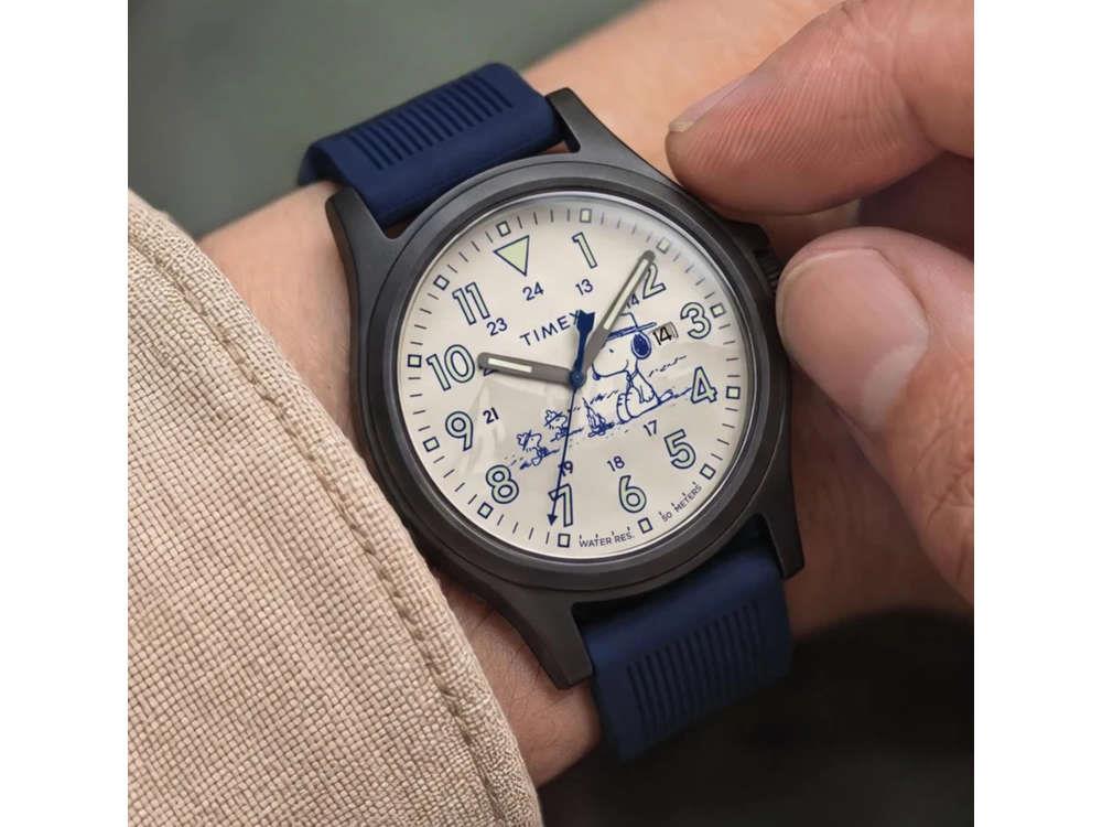 Timex Peanuts Expedition AcadiaQuartz Uhr, Harz, 40 mm, TW2Y84700