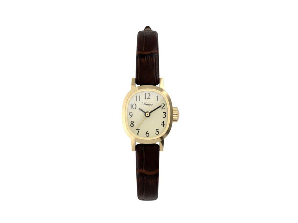 Timex Cavatina Main Line Quartz Uhr, Messing, Beige, TW2Y87700