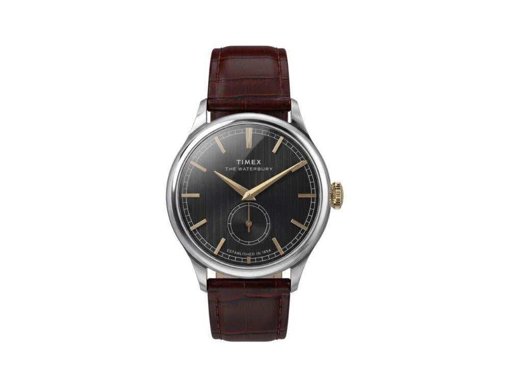 Timex The Waterbury Classic Quartz Uhr, Schwarz, 39 mm, TW2Y92100
