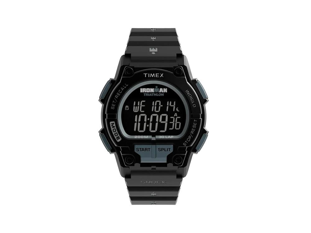 Timex Ironman Shock Endure Quartz Uhr, Schwarz, 42 mm, TW5M64800