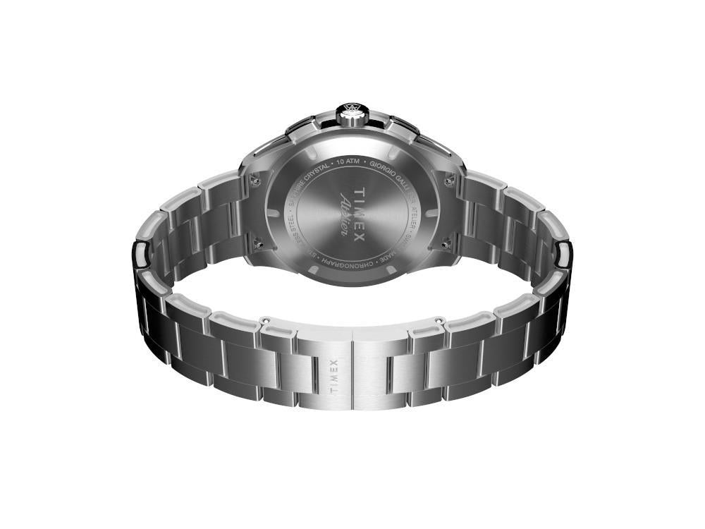 Timex Atelier Chronograph M1q Quartz Uhr, Schwarz, 40 mm, TW6A06900