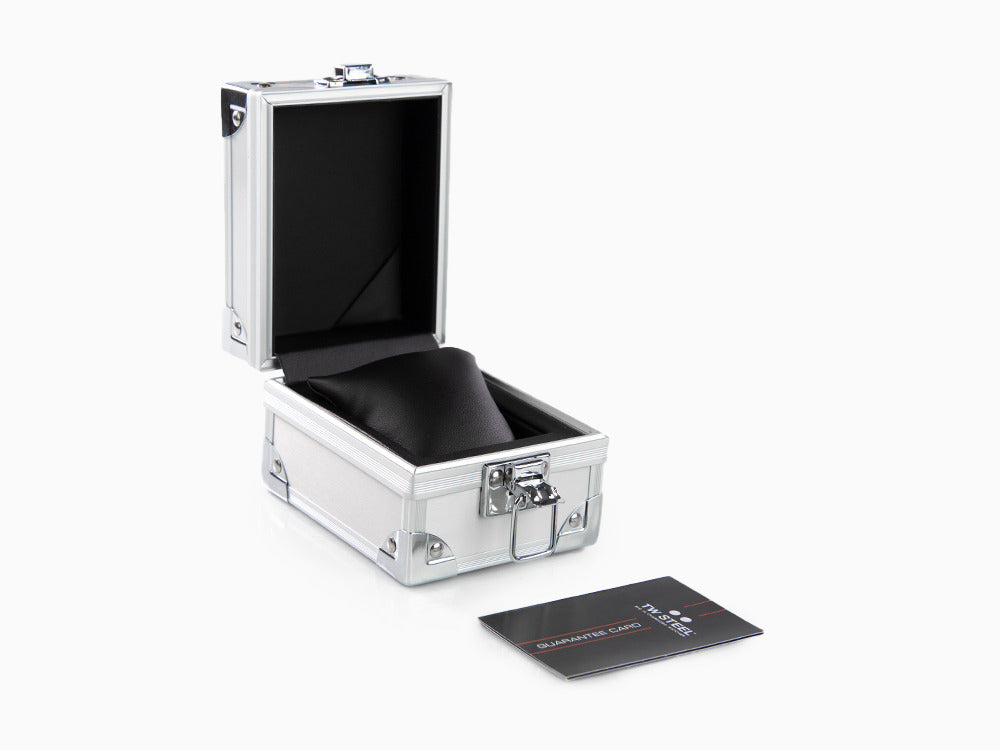 TW Steel Blast Quartz Uhr, Schwarz, 45 mm, Leinenuhrband, 10 atm, VS99