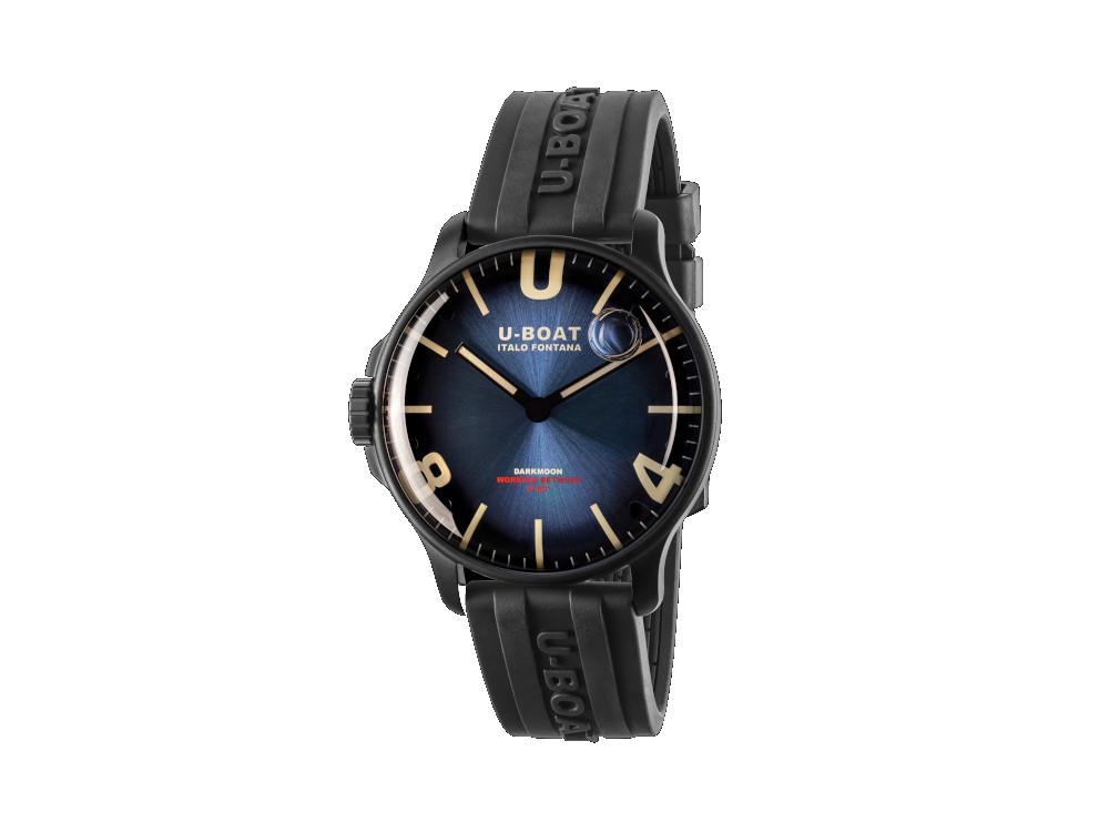U-Boat Capsoil Darkmoon Soleil Blue IP Quartz Uhr, 44 mm, 8700