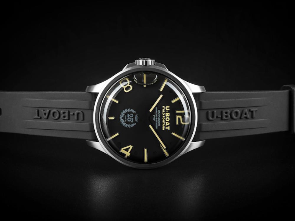 U-Boat Capsoil Darkmoon 25° SS Quartz Uhr, Limitierte Edition, 2027