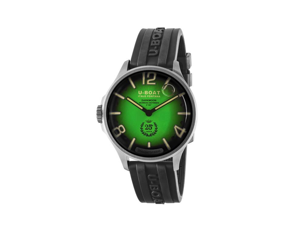 U-Boat Capsoil Darkmoon 25° SS Green Soleil Quartz Uhr, Limitierte Edition, 2031